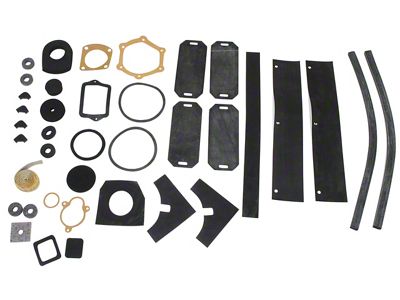 1960-1961 Corvette Engine Compartment Seal Kit. 2X4 Tank Top Radiator