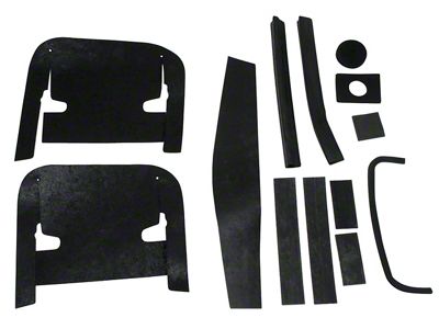 1963 Corvette Engine Compartment Seal Kit. with Air Conditioning