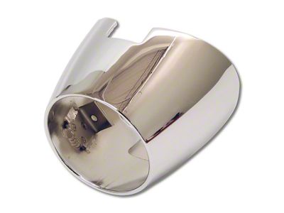 1956-1957 Corvette Exhaust Chrome. Center Bezel /Trim