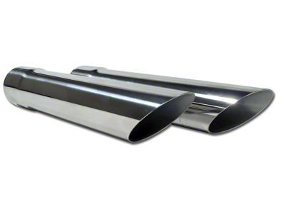 Exhaust Extensions; Stainless Steel (63-67 Corvette C2)