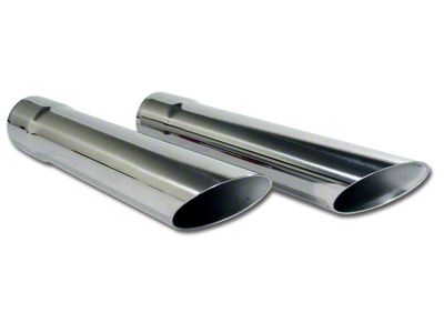 Exhaust Extensions; Stainless Steel (63-67 Corvette C2)