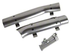 Auto Accessories of America Exhaust Heat Shields with Straps 2 Inch (65-67 Corvette C2)