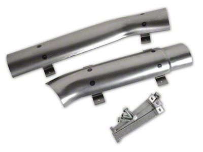 1965-1967 Corvette Exhaust Heat Shields. with Straps 2 Inch