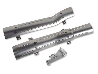 1963 Corvette Exhaust Heat Shields. with Straps 2.5 Inch