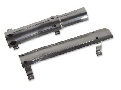 1964-1965 Corvette Exhaust Heat Shields. with Straps 2.5 Inch