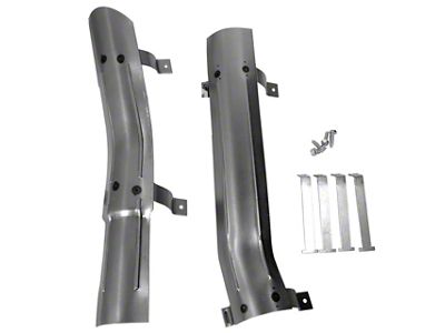 1966-1967 Corvette Exhaust Heat Shields. with Straps 2.5 Inch