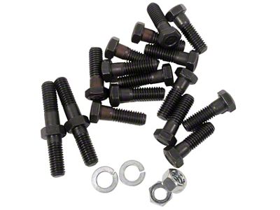 1966-1974 Corvette Exhaust Manifold Bolt Set. 427/454 with Air Conditioning