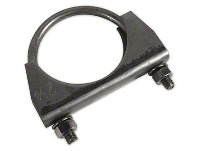 1963-1990 Corvette Exhaust Pipe Clamp. 2.5 Inch Stainless Steel