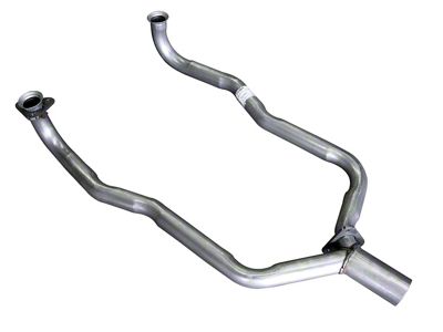 1986-1990 Corvette Exhaust Pipe. Front Y without Preconverter