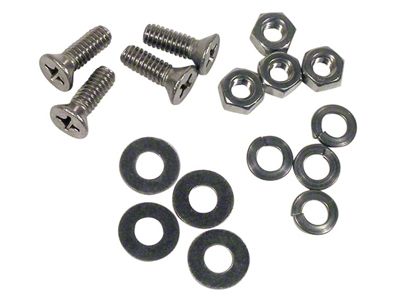 Exhaust Retainer Support Bracket Hardware (58-60 Corvette C1)