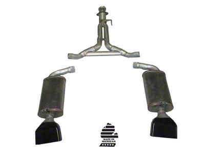 1986-1991 Corvette Exhaust System - Cat Back with Rear Y-Pipe with Crossover and MagnaFlow Mufflers