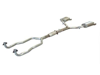 1984 Corvette Exhaust System with Converter and Reproduction Mufflers - No Hangers