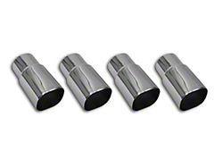 1985-1991 Corvette Exhaust Tips. ZR1 Style Chrome 4 Piece Set