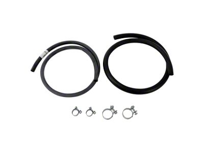 1963-1967 Corvette Expansion Tank Hose and Clamp Set