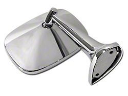 Exterior Mirror with Mounting Kit; Driver Side (68-74 Corvette C2 & C3)