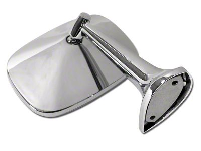 Exterior Mirror with Mounting Kit; Driver Side (68-74 Corvette C2 & C3)