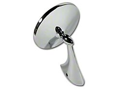 Auto Accessories of America Exterior Mirror without Bowtie Log; Driver Side (1967 Corvette C2)