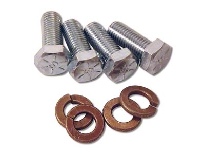1960-1970 Corvette Fan Clutch To Water Pump Bolts. 4 Piece
