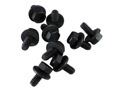 1968-1976 Corvette Female Hood Latch Bolt Kit. 9 Piece