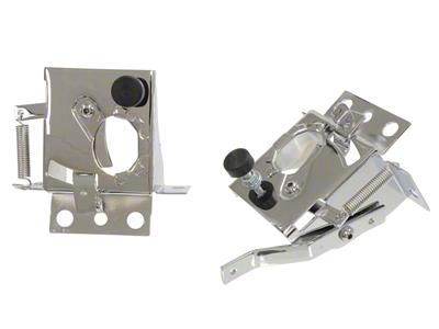 Female Hood Latches without Cable; Driver and Passenger Side (63-64 Corvette C2)