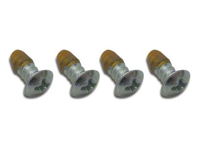1968-1972 Corvette Fender Top Molding Screws. 4 Piece