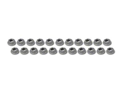 Fender Top Molding Speednuts; 22-Pieces (58-62 Corvette C1)