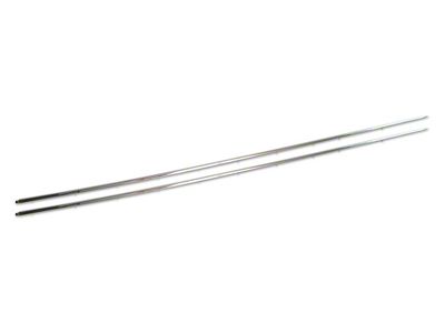 1958-1962 Corvette Fender Top Moldings. Polished Stainless Steel