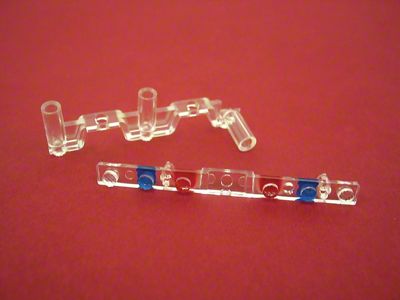 1968-1971 Corvette Fiber Optics Console Lenses. Front and Rear
