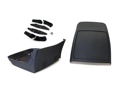 Fiberglass Seat Frame Kit; Matte Hydro Carbon (78-82 Corvette C3)