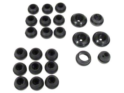 1956-1957 Corvette Firewall/Body Grommet Set. 20Pcs