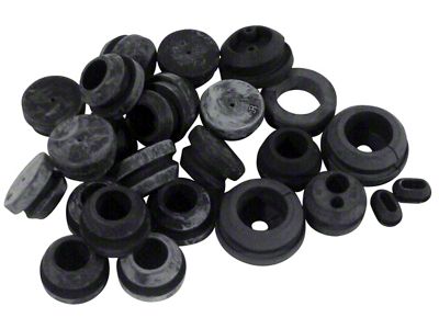 1958-1962 Corvette Firewall/Body Grommet Set. 25Pcs