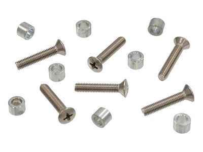 1971-1975 Corvette Footman Loop Mount Kit - 14 Pieces - Screws with Standoffs