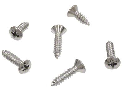 1976-1982 Corvette Footman Loop Mount Kit - 6 Pieces - Screws Only