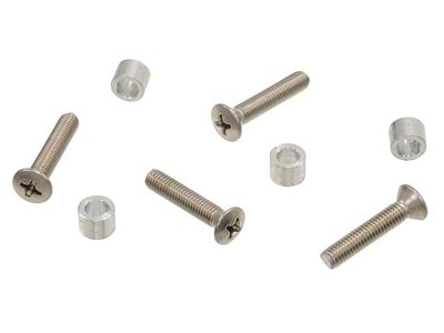 1968-1970 Corvette Footman Loop Mount Kit - 8 Pieces - Screws with Standoffs