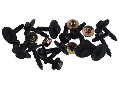 1991-1996 Corvette Front Air Dam Mounting Kit - 20pc
