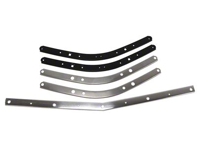 Front Air Dam Retainer Kit; 5-Piece (84-90 Corvette C4)