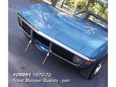 Front Bumper Guards (70-72 Corvette C3)