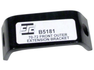 Front Bumper Outer Extension Bracket (70-72 Corvette C3)