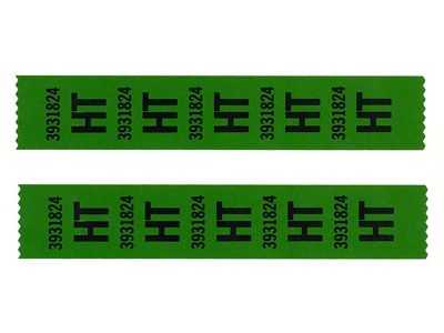 Front Coil Spring Labels (68-74 Corvette C3)