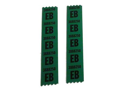 Front Coil Spring Labels (65-67 396/427 V8 Corvette C2)