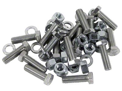 Front Crossmember to Frame Bolt and Nut Kit (53-62 Corvette C1)