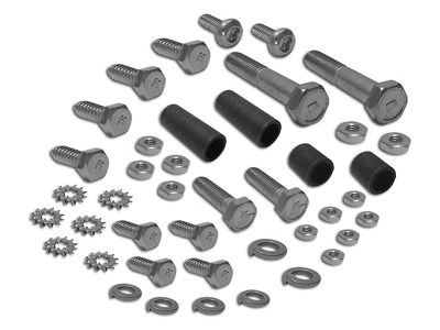 1958-1962 Corvette Front License Bumper Bolt Kit
