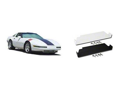 1984-1989 Corvette Front Lower Big Mouth Performance Air Dam - White