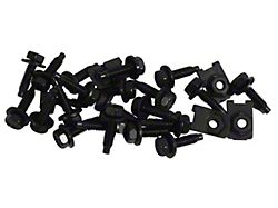 Front Spoiler and Lower Valance Panel Mount Kit; 26-Piece (73-79 Corvette C3)