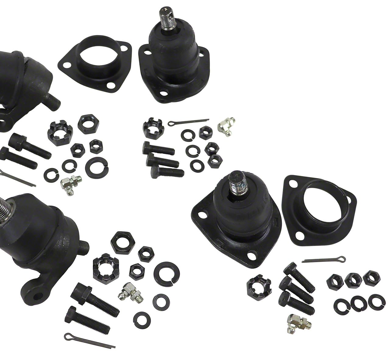 Kit De Reconstrucción De Suspensión Delantera Para Corvette 1968-1974 – Incluye Rótulas, Tirantes Y Herrajes