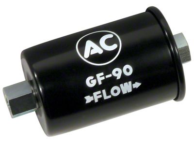 1963-1965 Corvette Fuel Filter. GF-90 Black with White Letters
