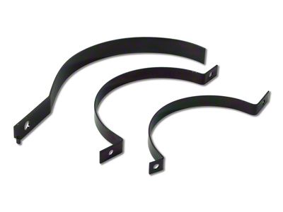 1961-1962 Corvette Fuel Injection Air Cleaner Hose Bracket Set. 3 Piece