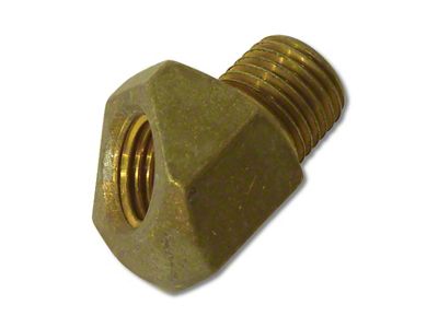 1957-1962 Corvette Fuel Line Flex Hose Fitting. 45 Degree