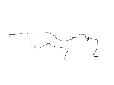 Fuel Return Line; Stainless Steel (85-87 Corvette C4)