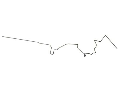 Fuel Supply Line; Stainless Steel (1984 Corvette C4)